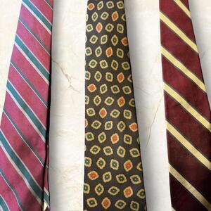 Vintage Brooks Brothers Silk Ties Made in the USA lot of 3